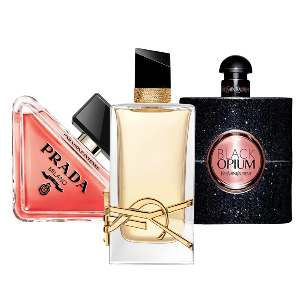 3 Parfums Prada Paradoxe, Black Opium Yves Saint Laurent, Libre (Eau de Parfum)