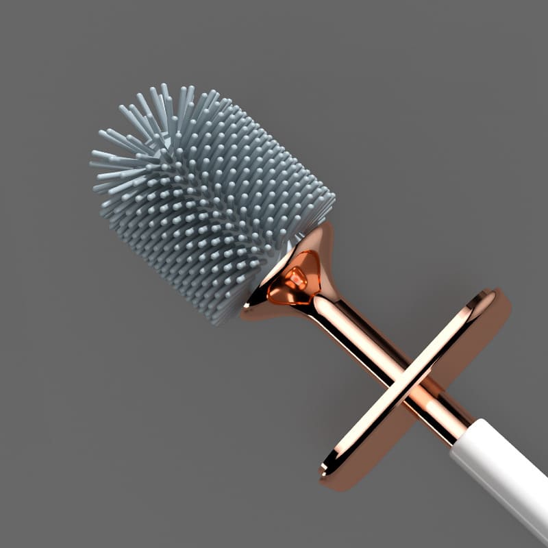 Brosse WC en Silicone avec Support