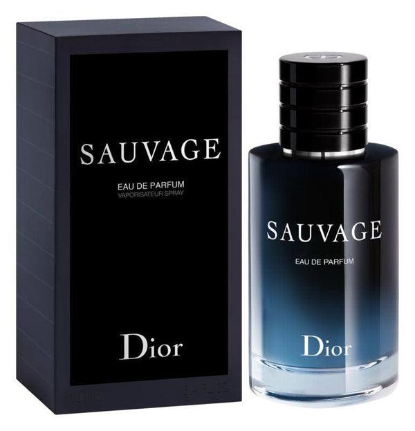 3 parfums Dior SAUVAGE, Yves Saint Laurent Y MEN et Versace EROS